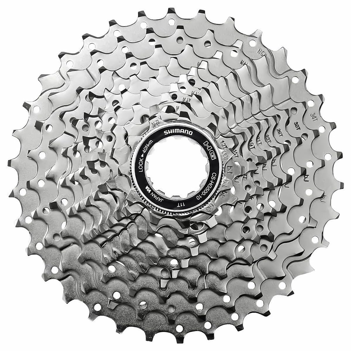 Shimano CS-HG500 - Cassetta - 10-Velocità argento Modello 11-32