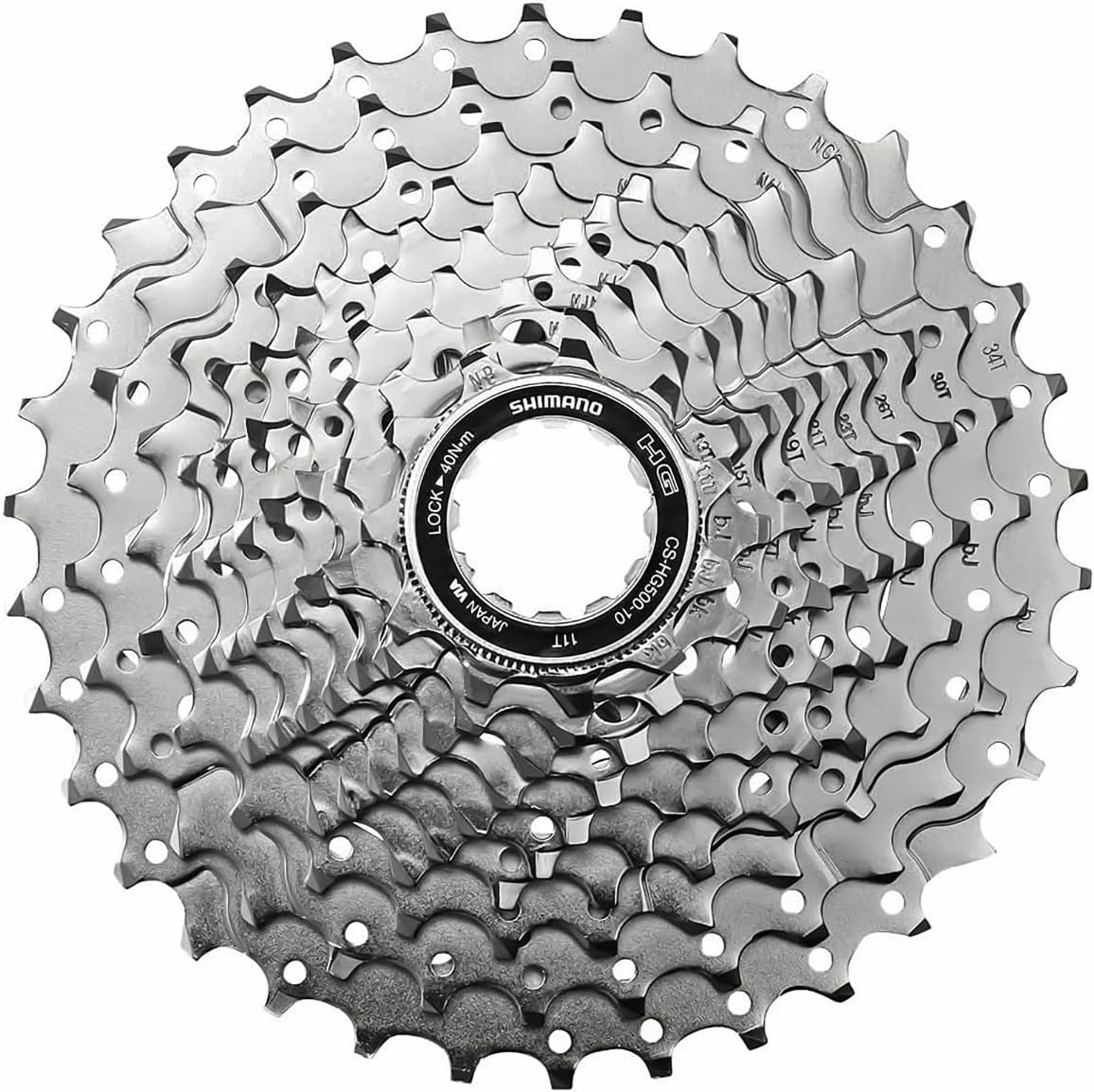 Shimano CS-HG500 - Cassetta - 10-Velocità argento Modello 11-32 - immagine 1