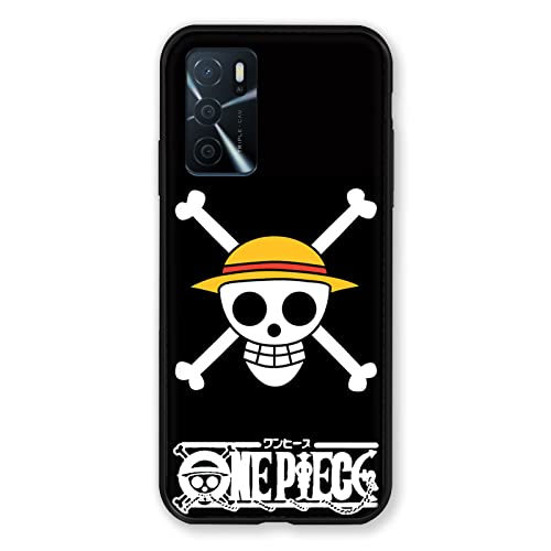 Cover per Oppo A16 / A16S Manga One Piece Tete di Mort