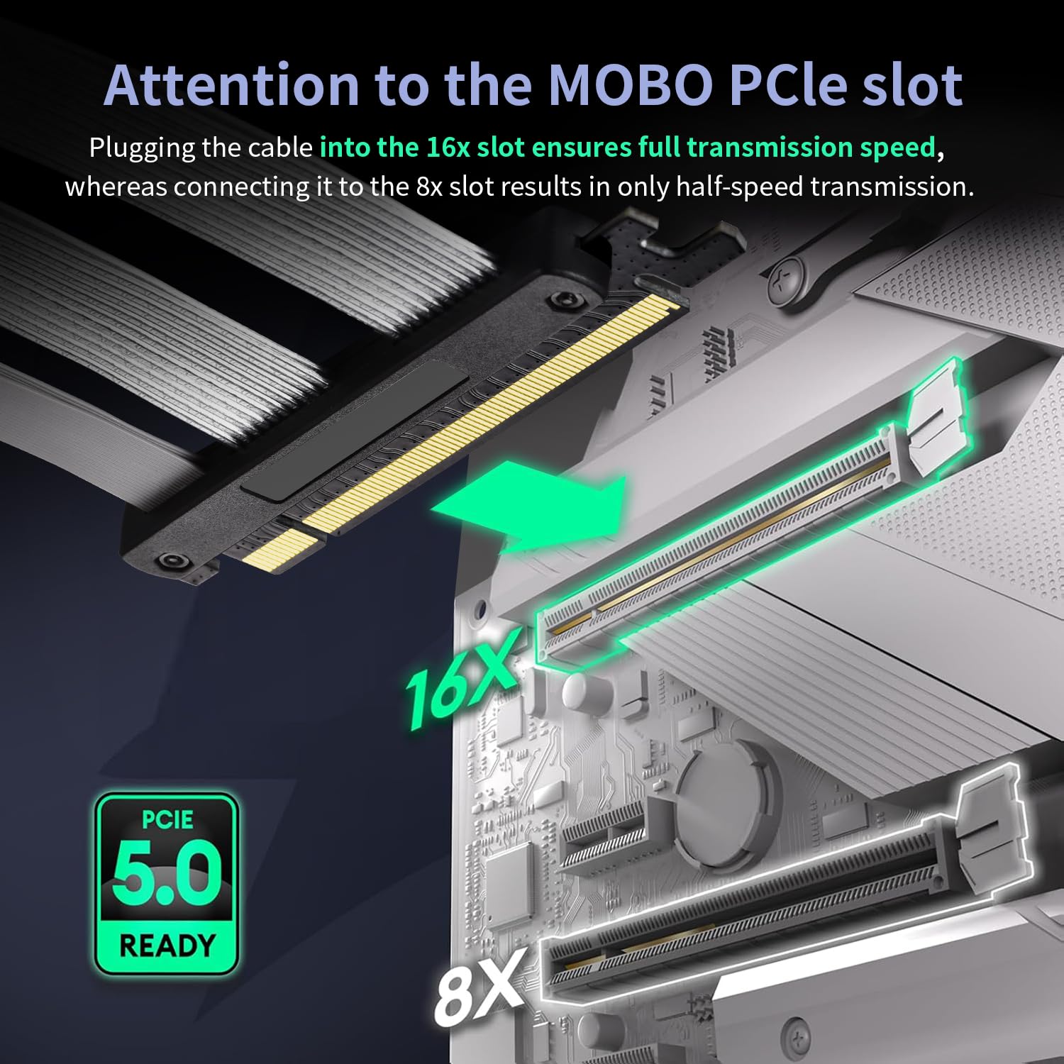 Cavo riser PCIE 5.0 (300 mm) - immagine 3