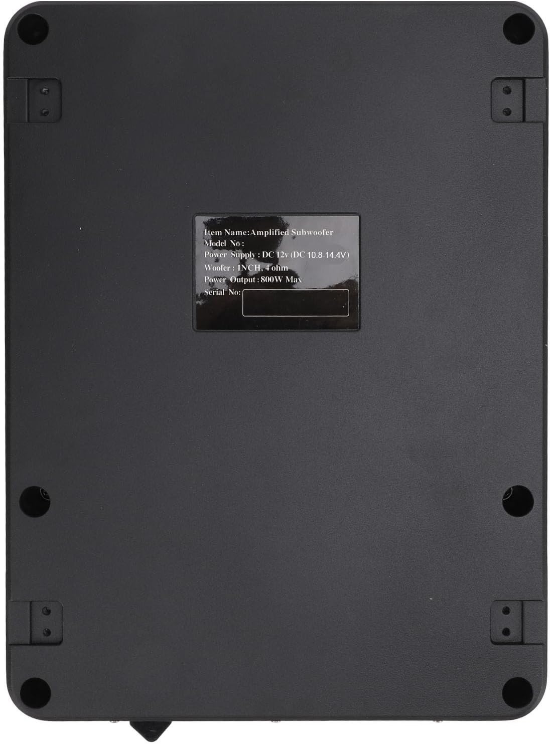 Subwoofer Sottile per Auto 800W 10" con Amplificatore, BLUE - immagine 8