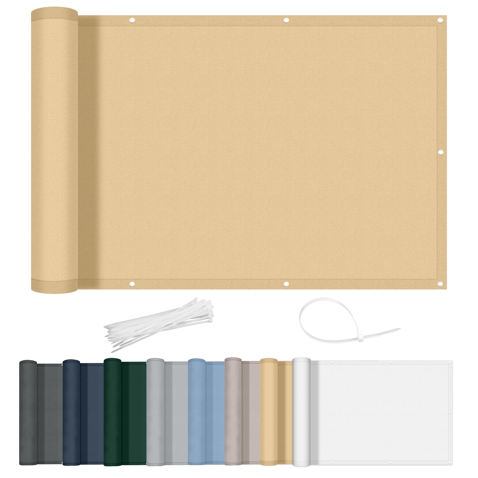 Axt Shade Frangivisto Balcone 90x500cm, Sabbia