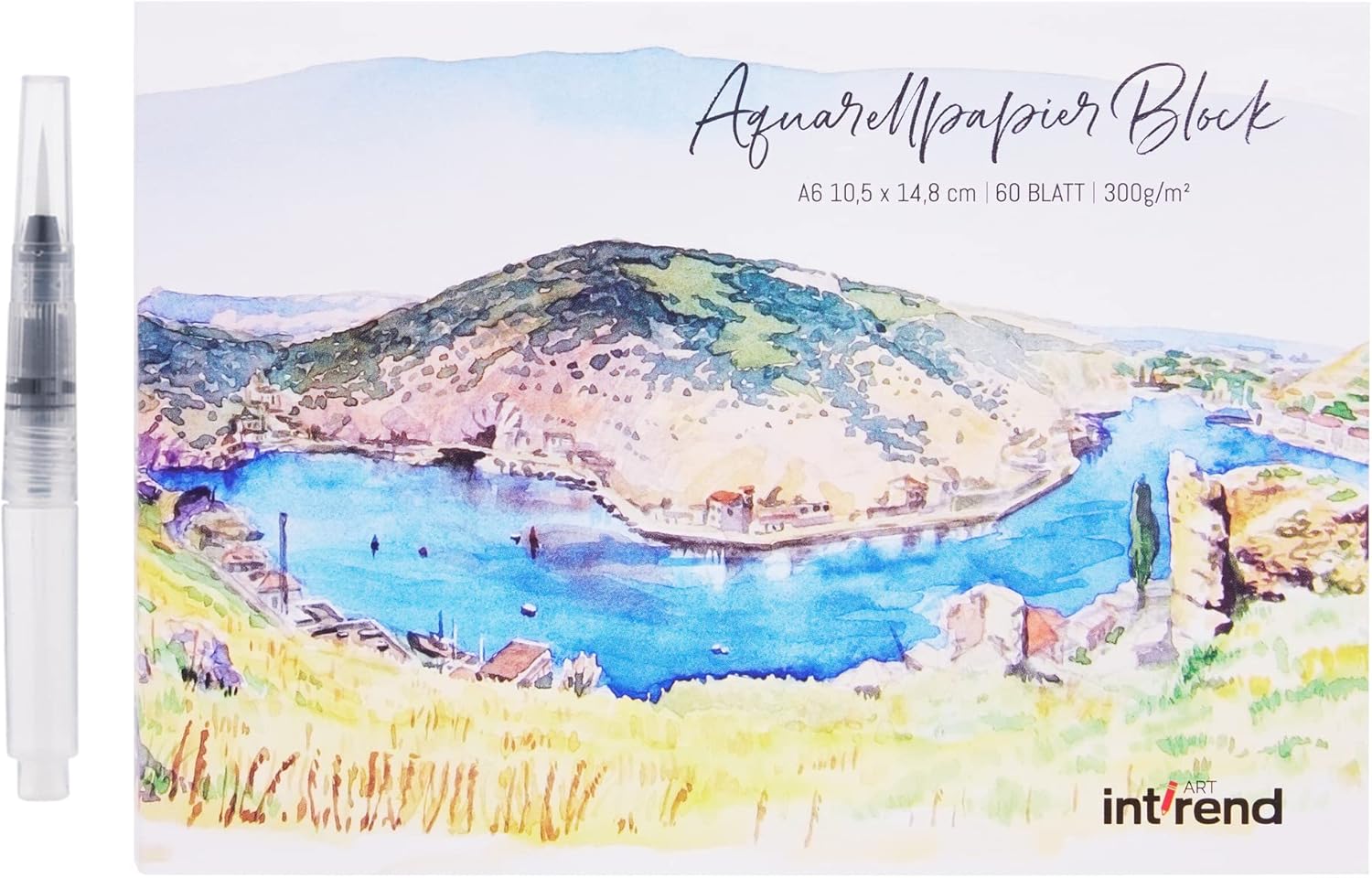 Int!rend Blocco Carta Acquerello A6 - 60 Fogli 300gr - immagine 1