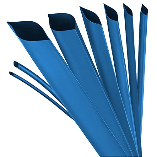 Isolatech Tubo Termorestringente Blu con Adesivo Ø 76mm