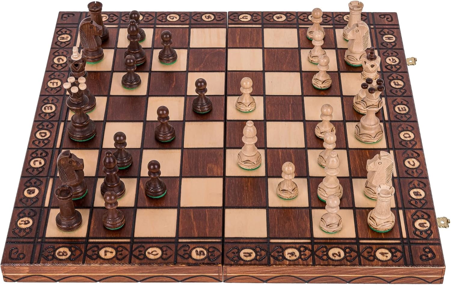 SQUARE - Scacchi in Legno SENATORE 41x41 cm - immagine 5