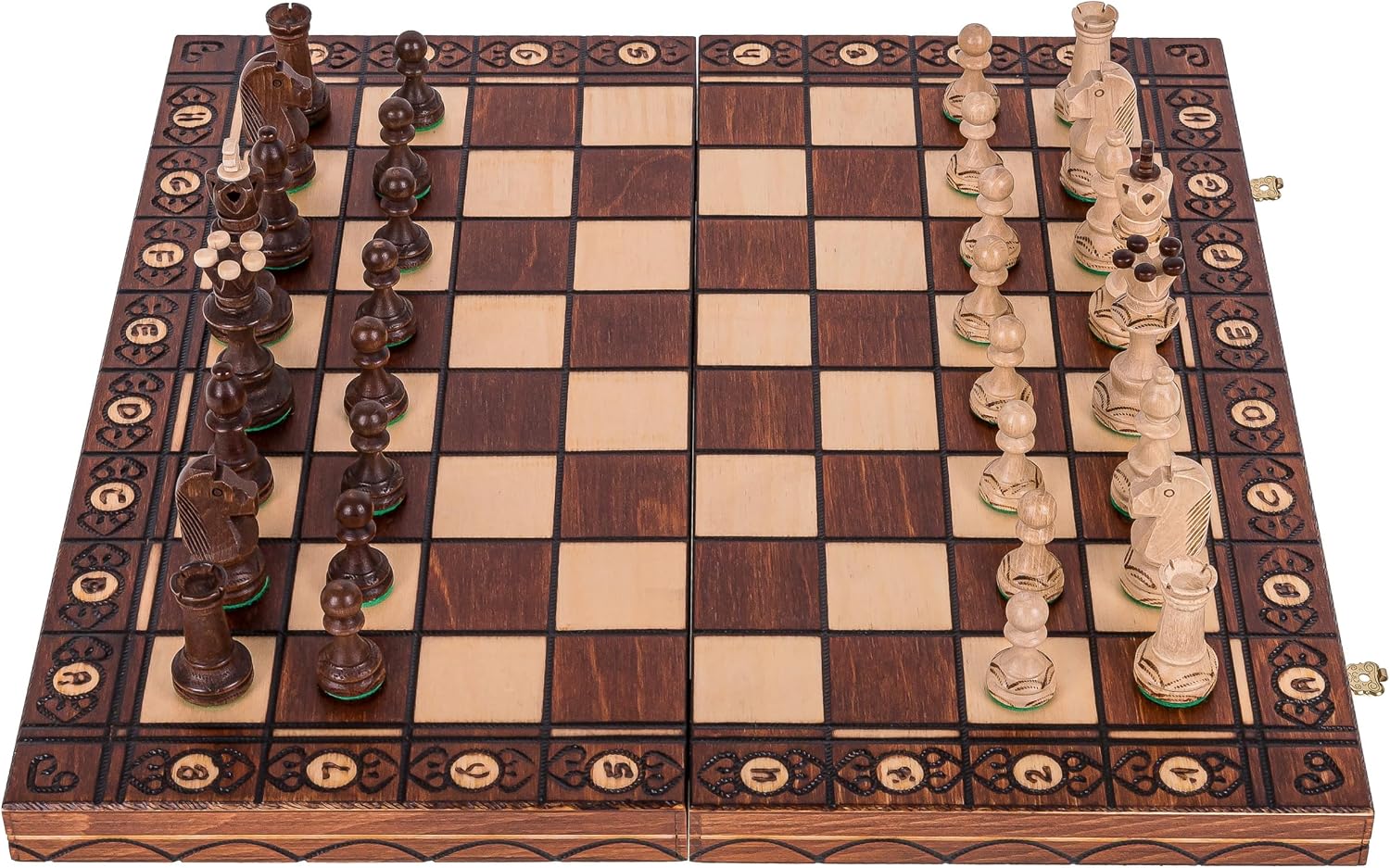 SQUARE - Scacchi in Legno SENATORE 41x41 cm - immagine 6