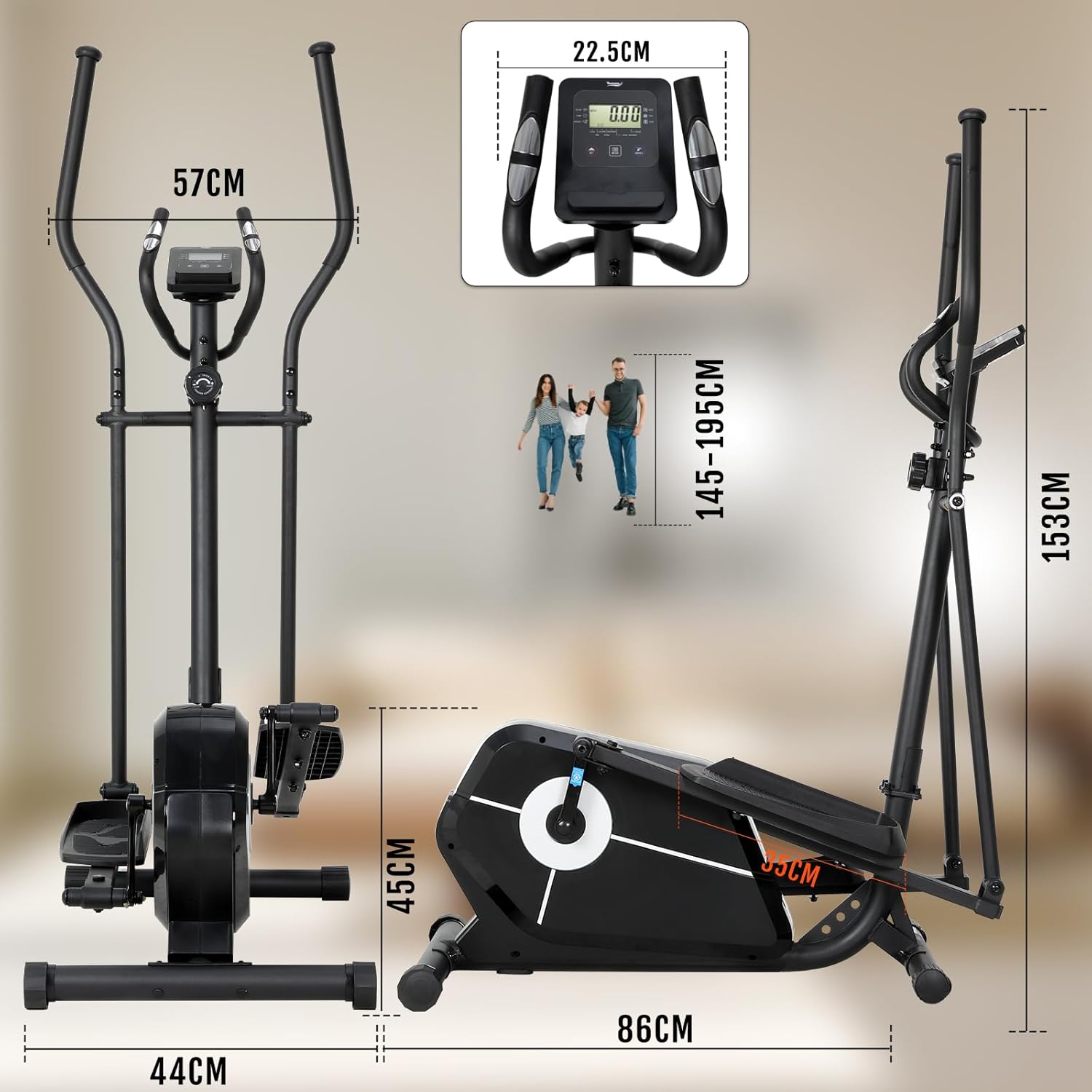 Novonova Cyclette Ellittica da Casa NV-9304 - immagine 7