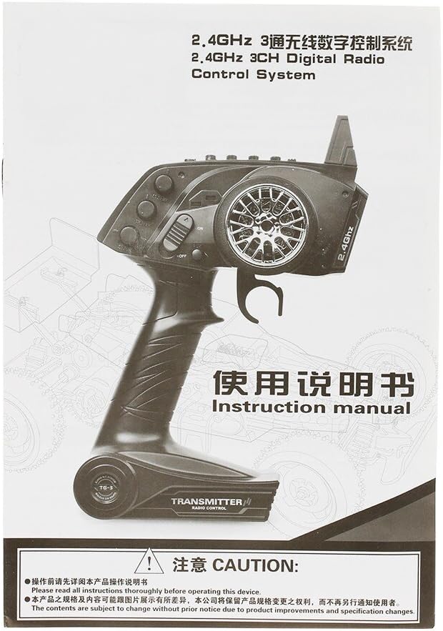 Goolrc TG3 2.4GHz 3CH Radio Digitale Telecomando - immagine 8