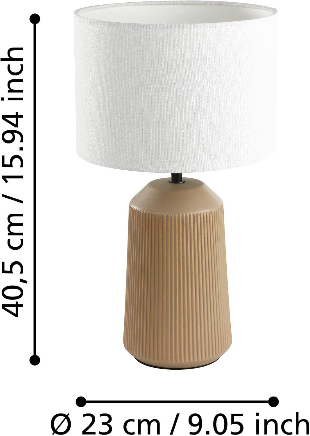 EGLO Lampada da Tavolo Capalbio E27 - immagine 4