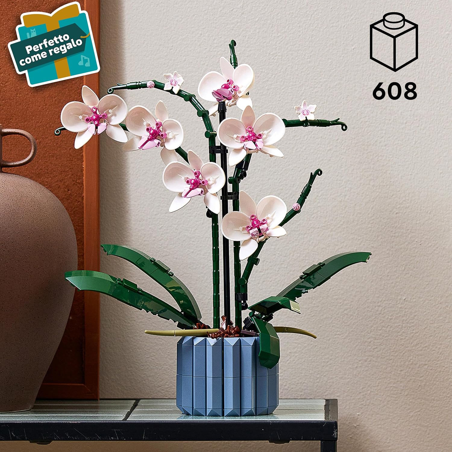 Lego Botanicals Orchidea - Pianta Artificiale da Costruire - immagine 2