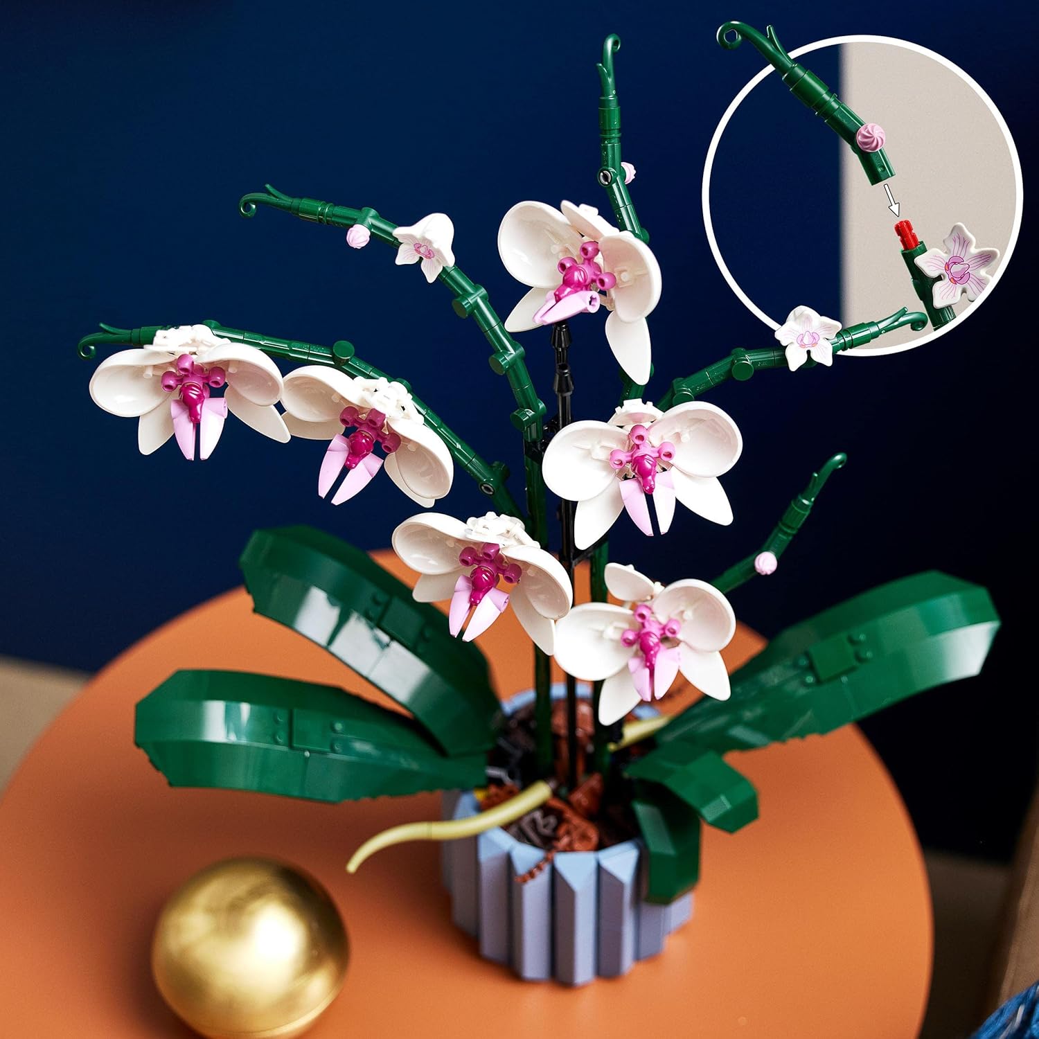 Lego Botanicals Orchidea - Pianta Artificiale da Costruire - immagine 3