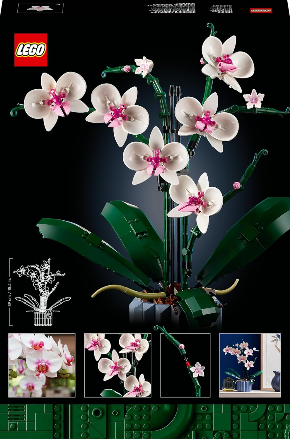 Lego Botanicals Orchidea - Pianta Artificiale da Costruire - immagine 8
