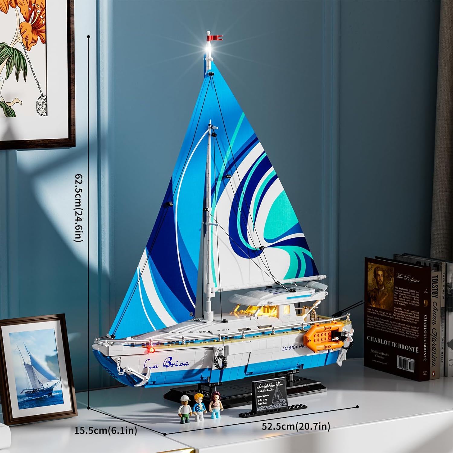 Funwhole Veliero La Brisa con Luci LED - 1640 Pezzi - immagine 5