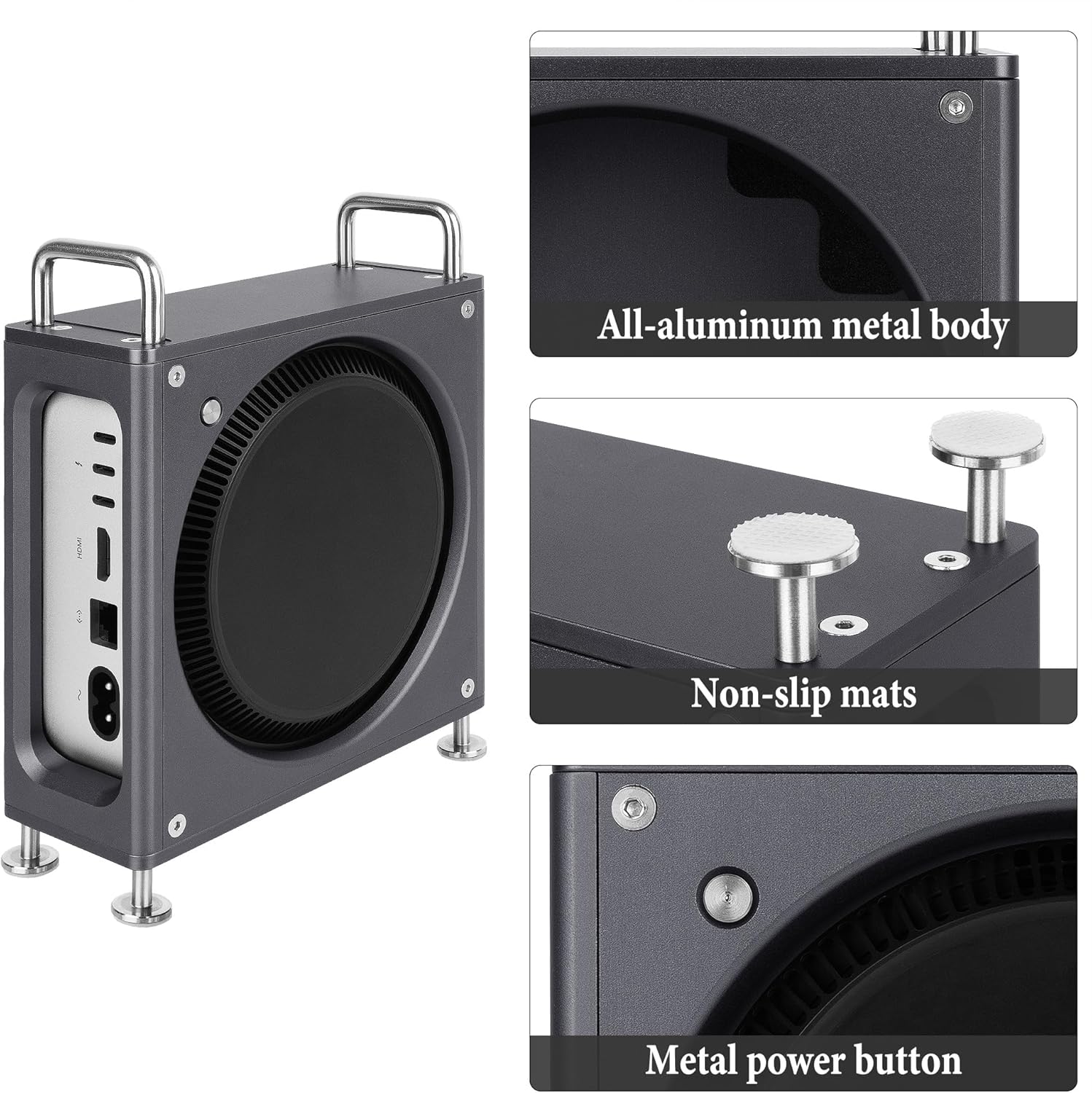 Geekria Supporto Alluminio per Apple Mac Mini M4/Pro - immagine 2