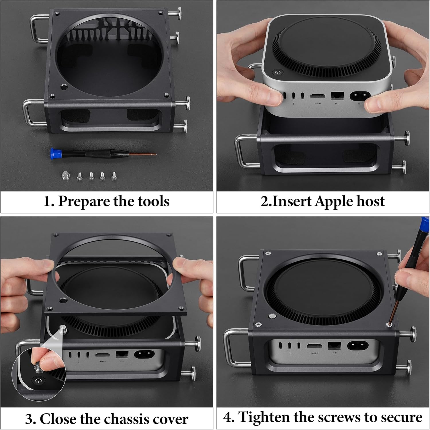 Geekria Supporto Alluminio per Apple Mac Mini M4/Pro - immagine 3