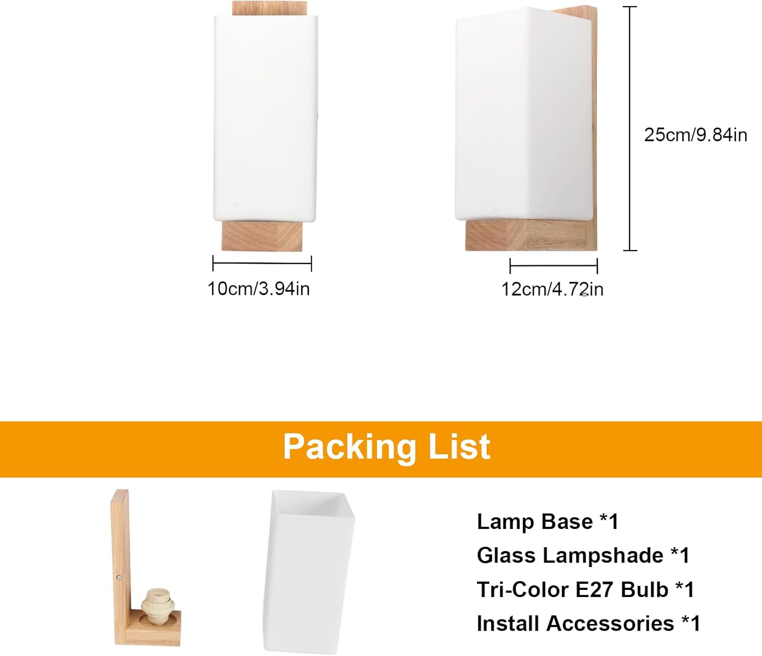 Osairous Applique LED da Parete Interno Dimmerabile - immagine 5