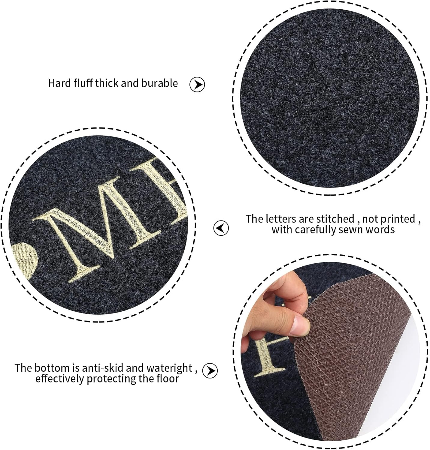 Luluxinxin Zerbino per Ingresso Antiscivolo 40x60 cm - immagine 3