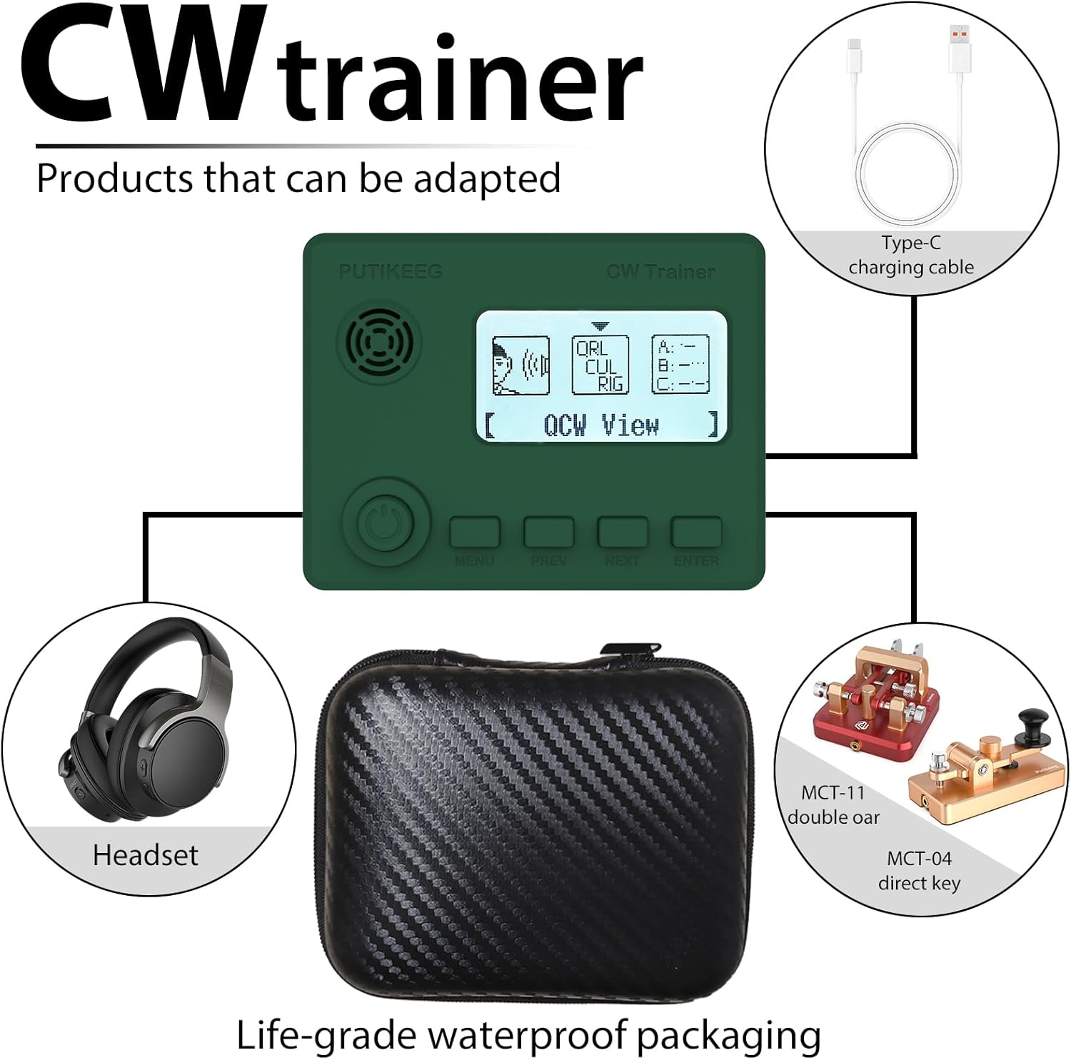 G Mini CW Morse Trainer per Codice Morse - immagine 3