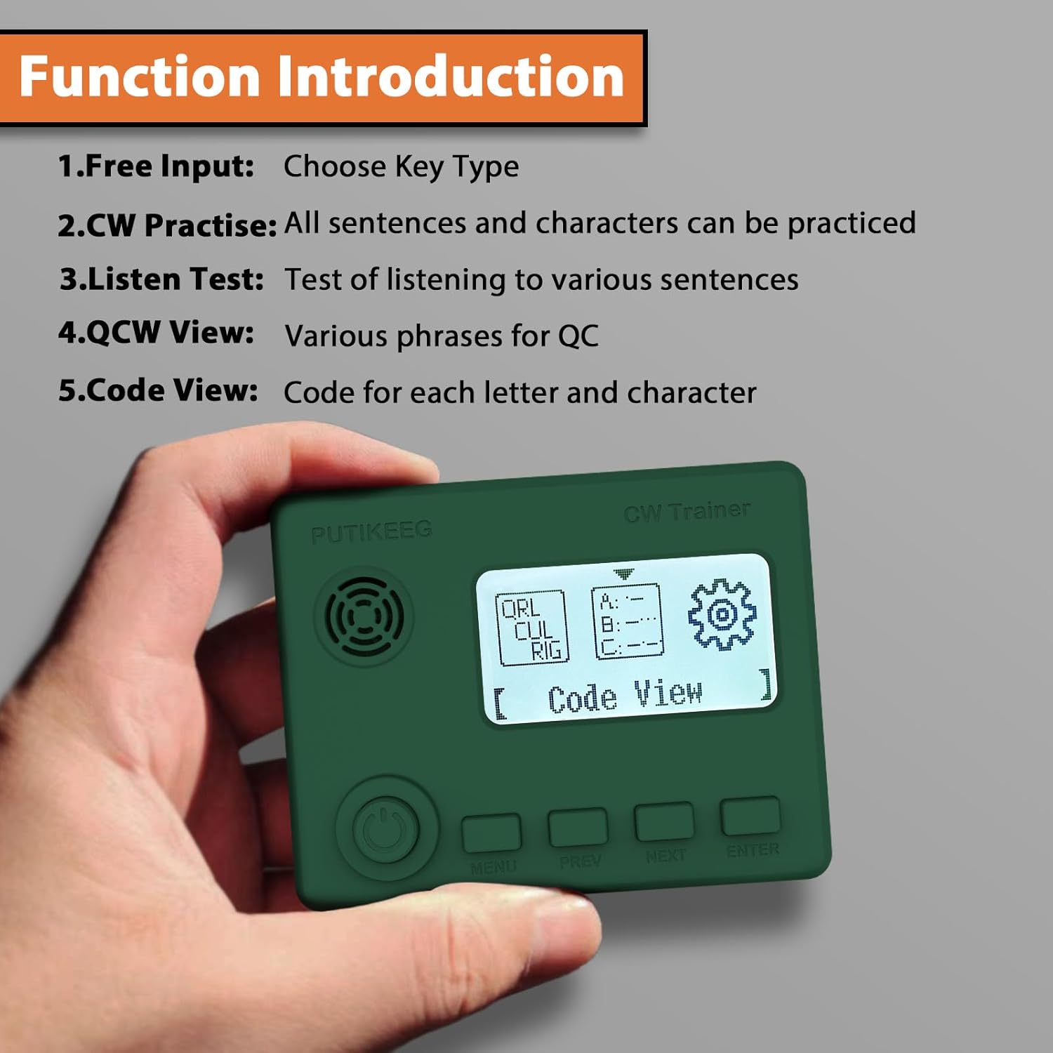 G Mini CW Morse Trainer per Codice Morse - immagine 4