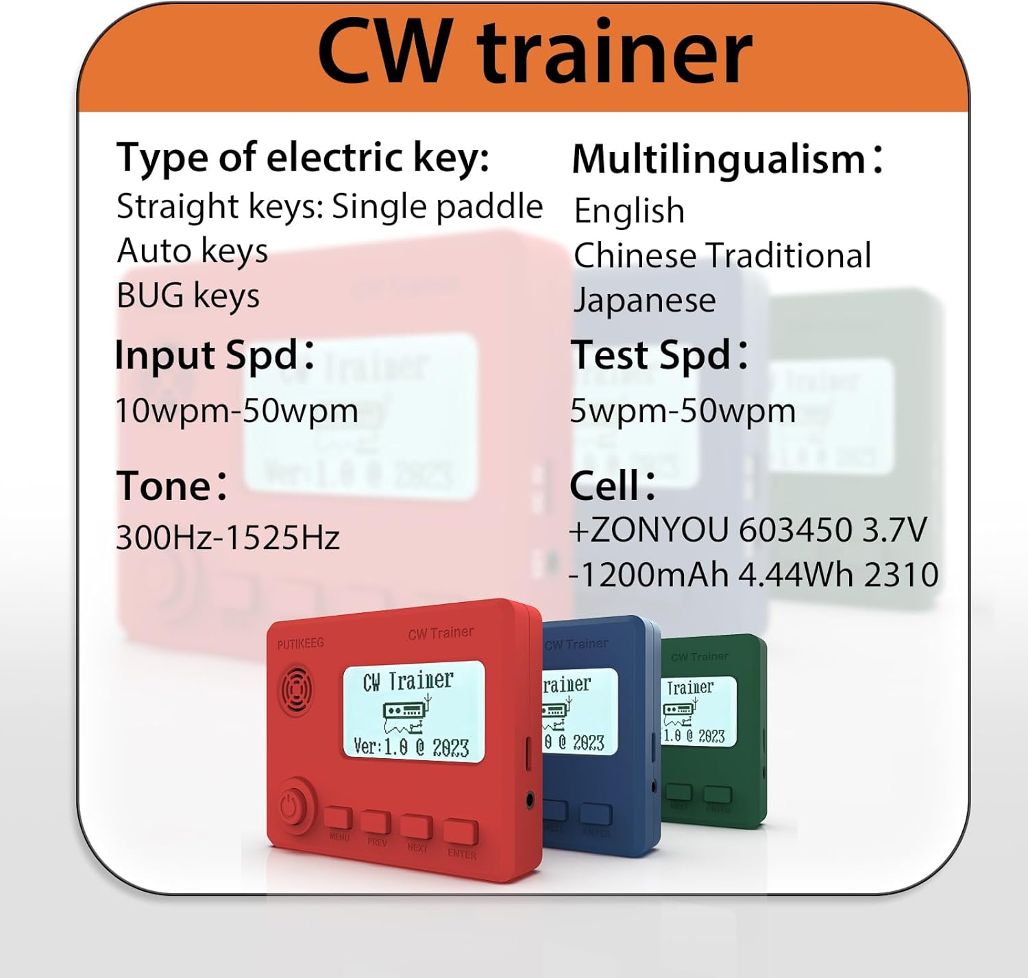 G Mini CW Morse Trainer per Codice Morse - immagine 5