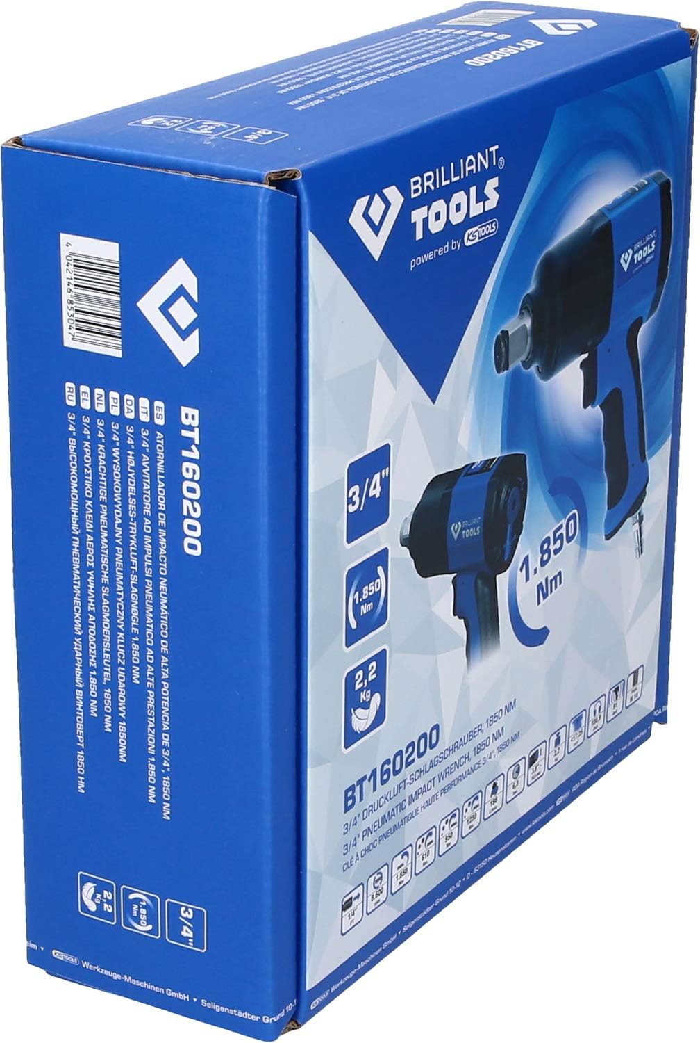 Brilliant Tools BT160200 Avvitatore ad Impulsi 3/4" - immagine 8