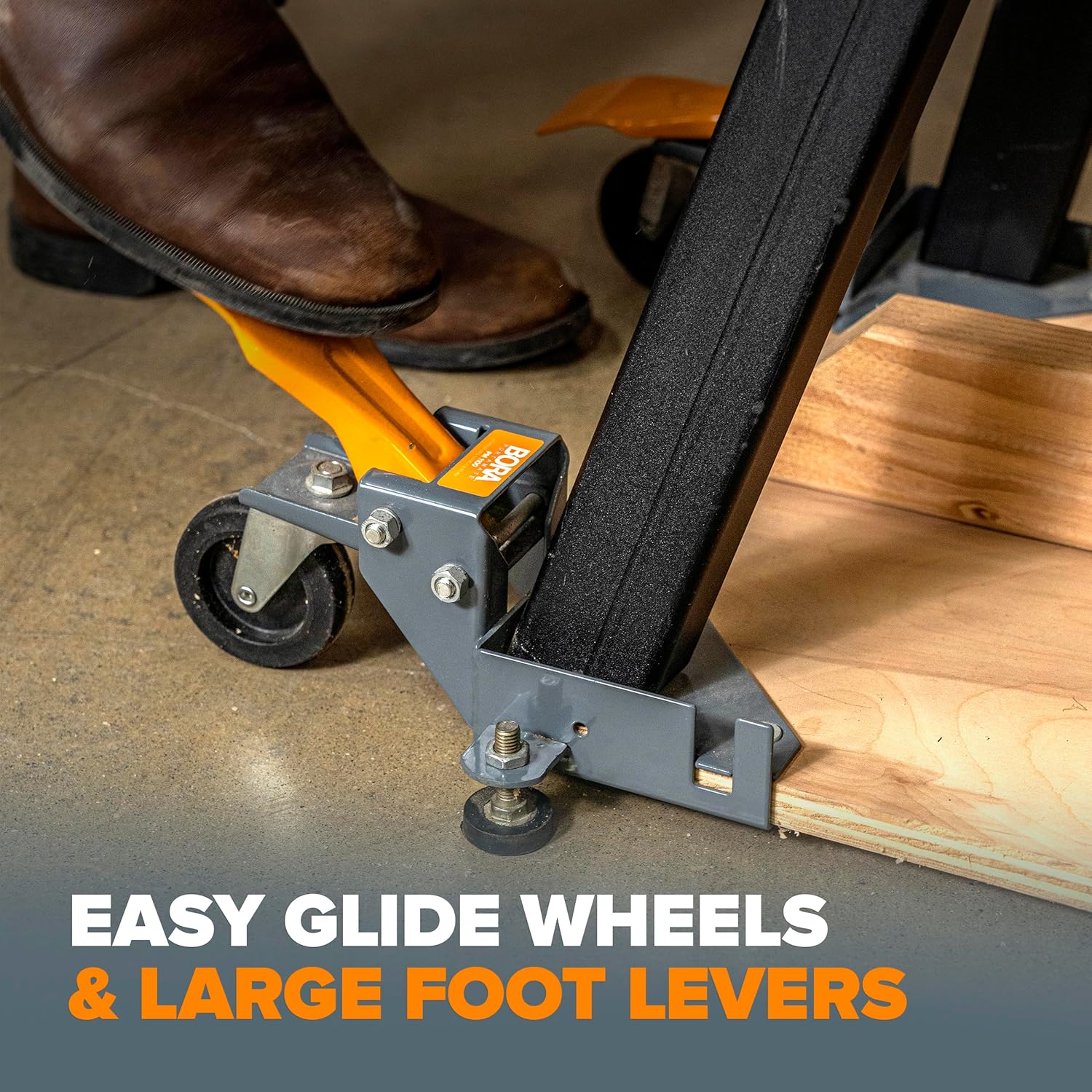 Portamate PM-1100 Base Mobile Universale 400 lb - immagine 6