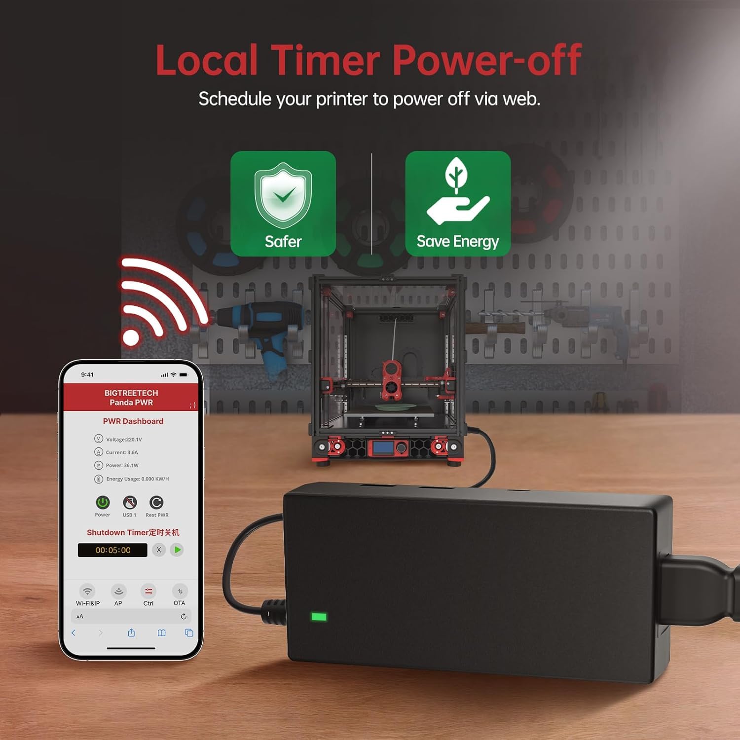 BIGTREETECH Panda PWR - Smart Power Controller 3D Printer - immagine 3