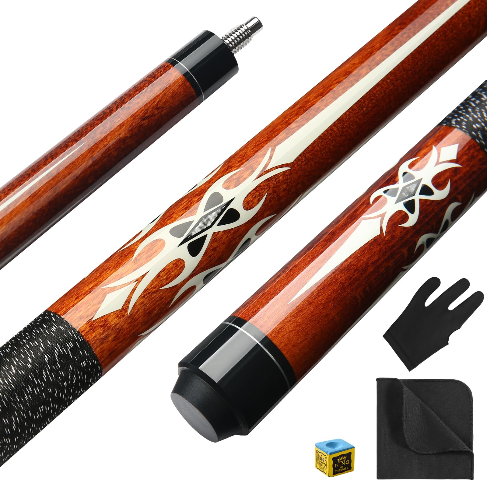 Stecca da Biliardo Hardwood Pool Cue 58 Pollici