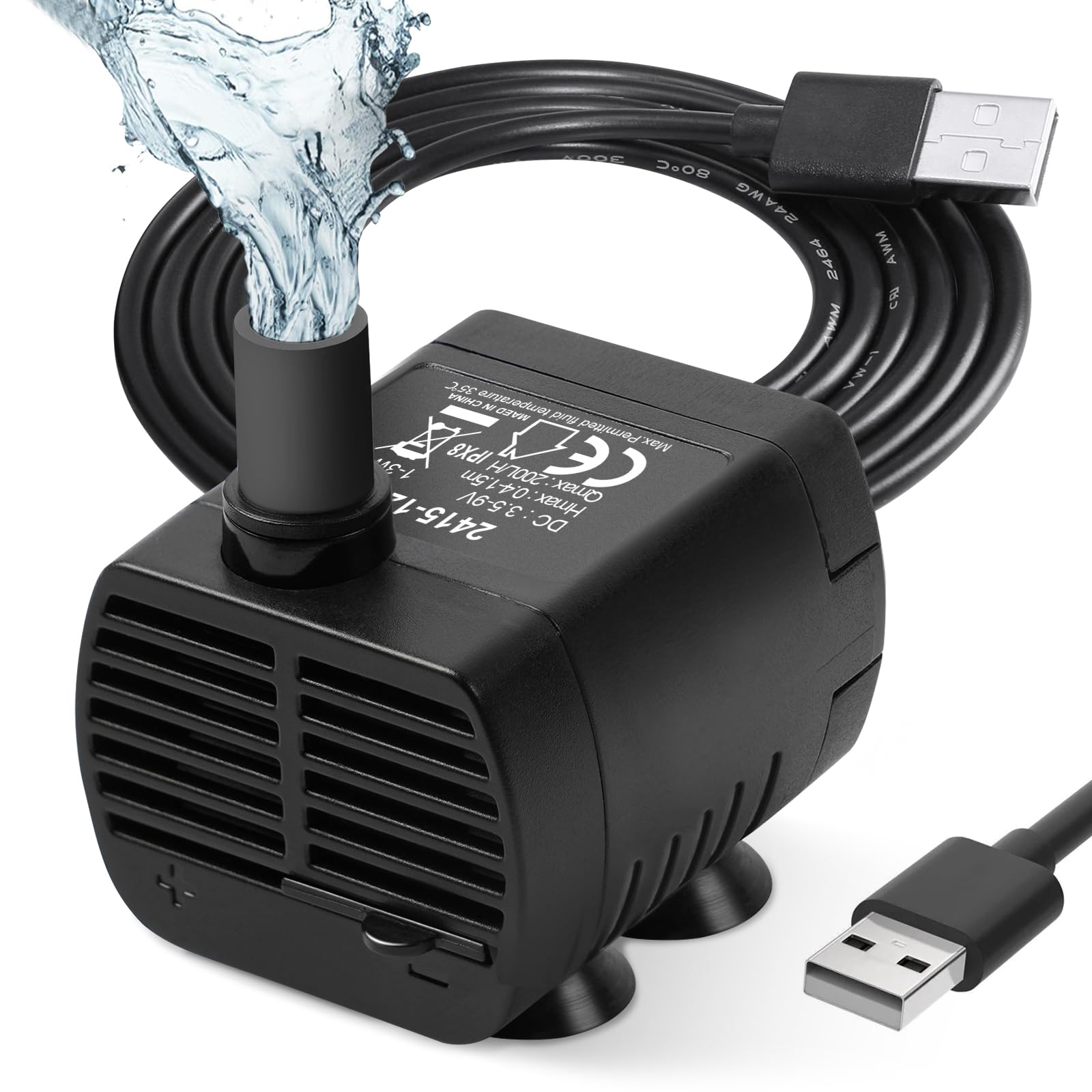Flintronic Pompa Fontanella per Gatti 3W USB