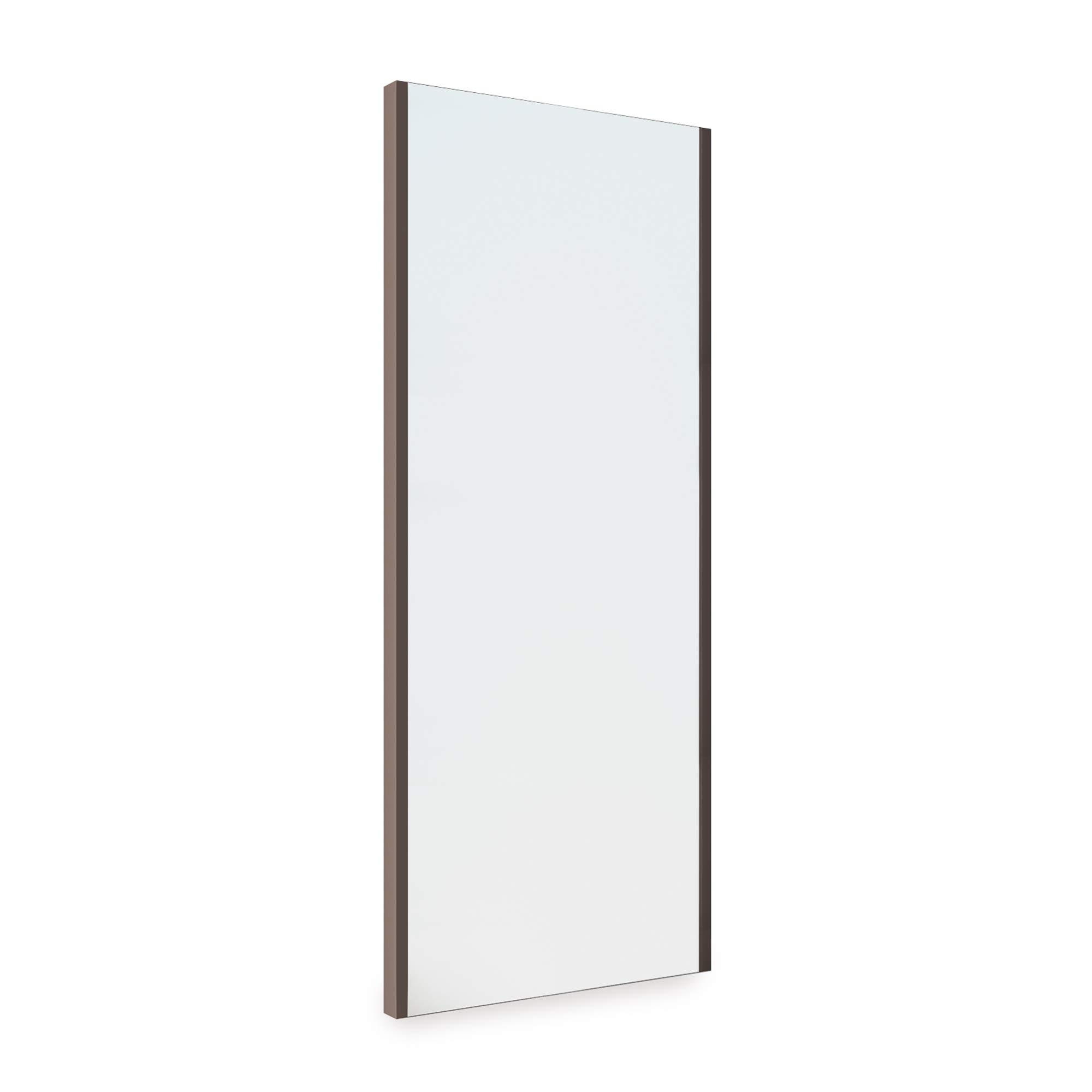 Emuca - Specchio Estraibile per Interni Armadio, Moka