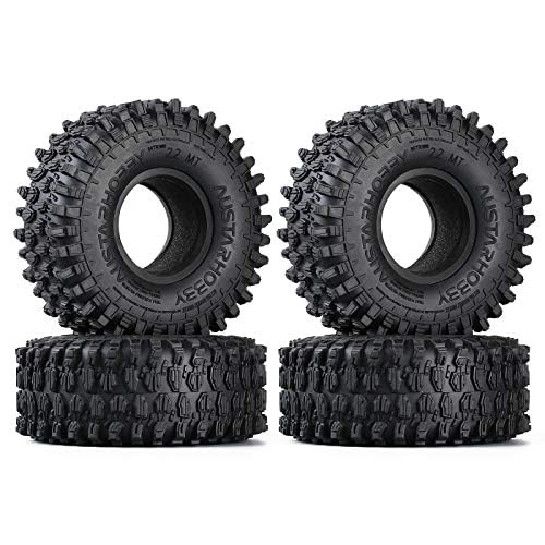 INJORA Pneumatici Cingolati 2,2 pollici 4Pcs RC Rubber
