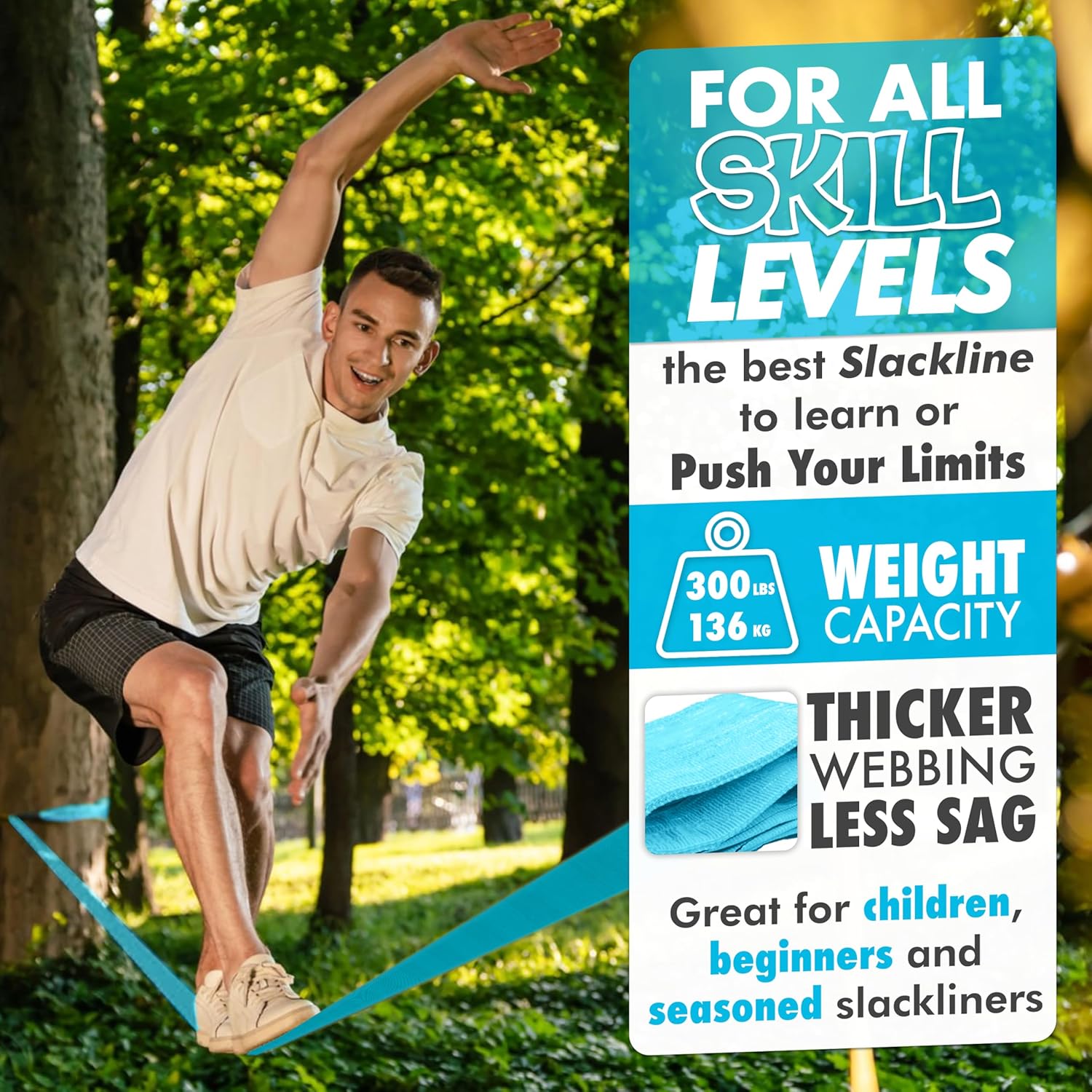 Trailblaze Kit Slackline Completo 15m - immagine 2