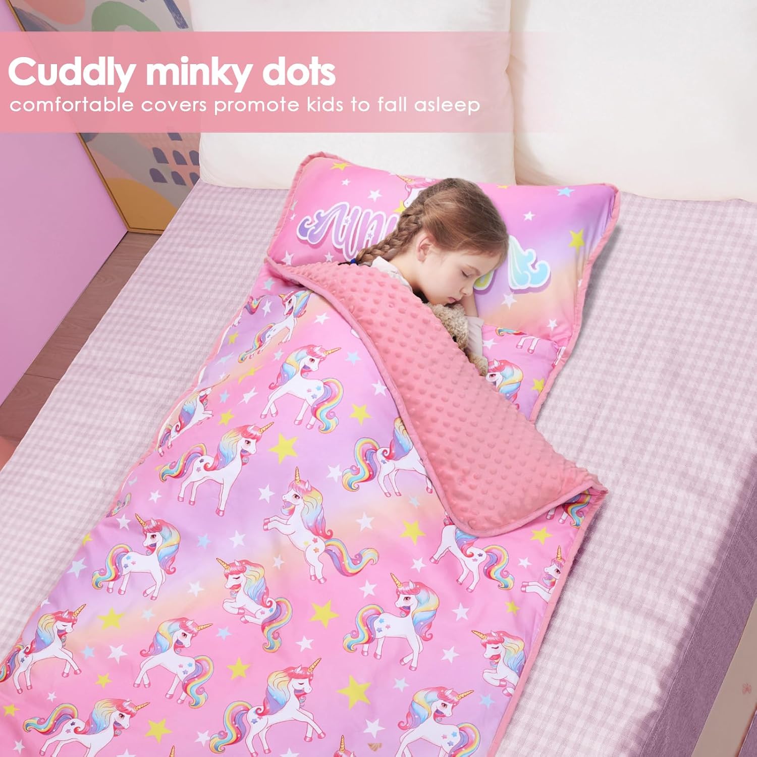 Nap Mat per Bambini con Cuscino e Coperta Rimovibili - immagine 4