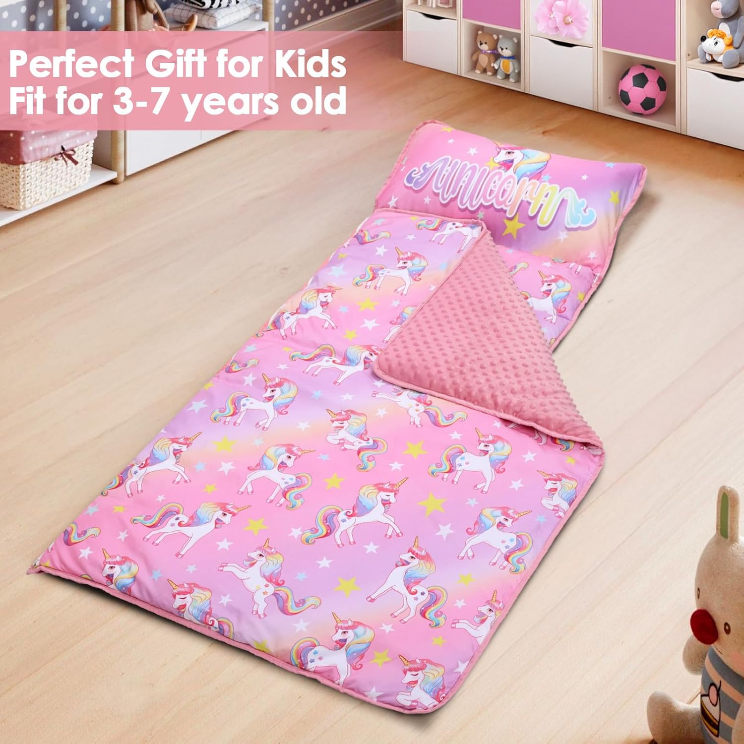 Nap Mat per Bambini con Cuscino e Coperta Rimovibili - immagine 6