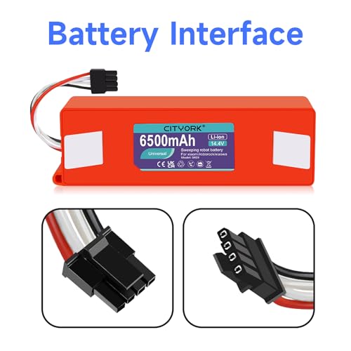 Cityork Batteria Ricambio per Roborock S5 S6 S7 Q7 - immagine 2