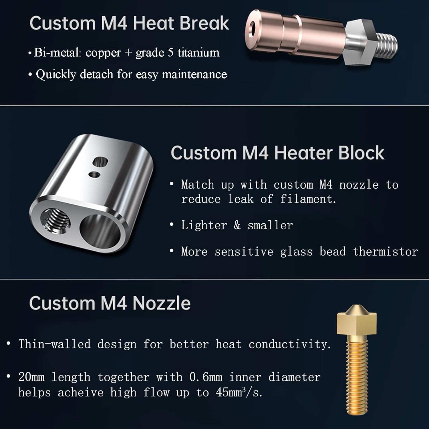 BIQU H2 V2S Lite Estrusore Direct Drive High Flow - immagine 6