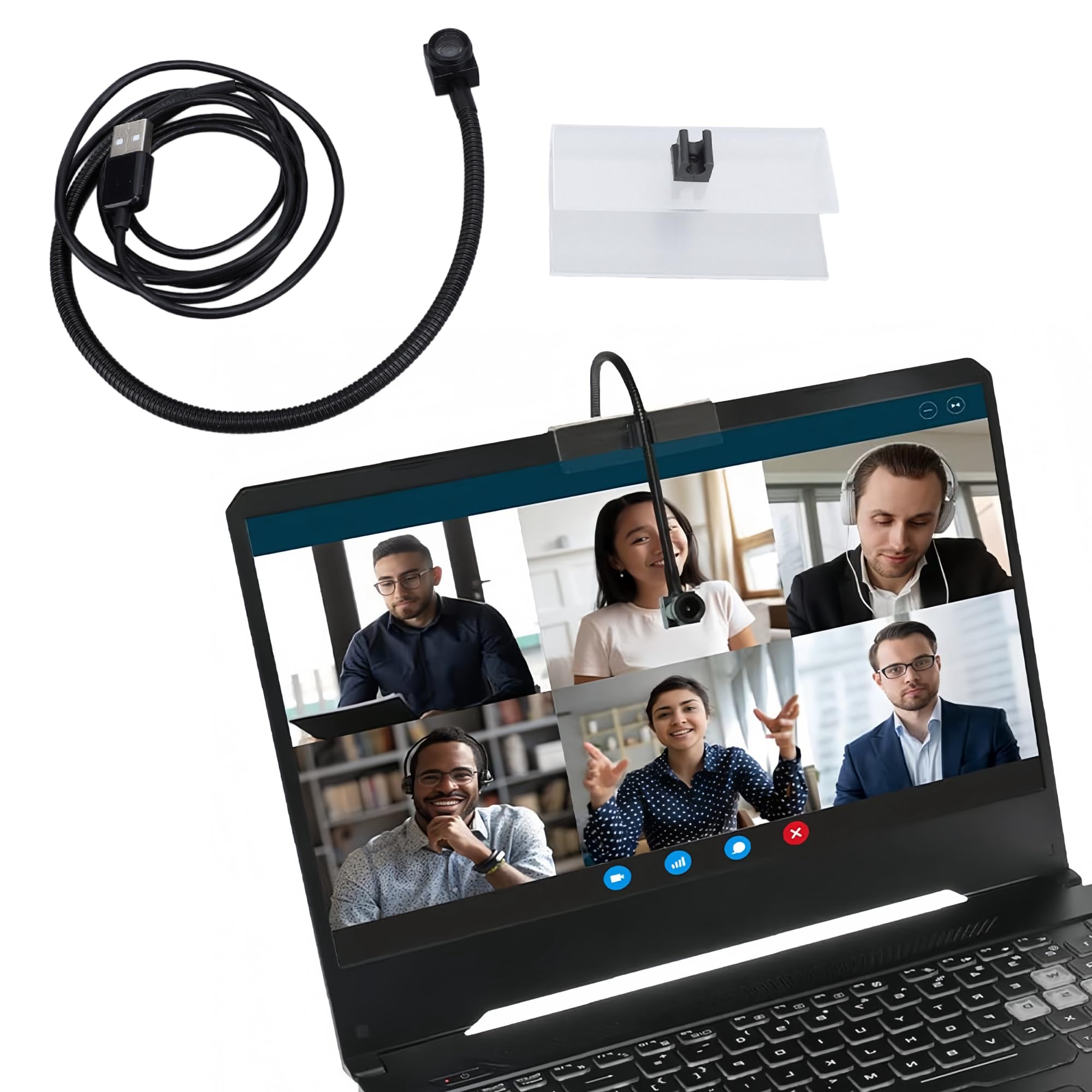 Bewinner Center Cam USB - Webcam 8MP Auto Focus