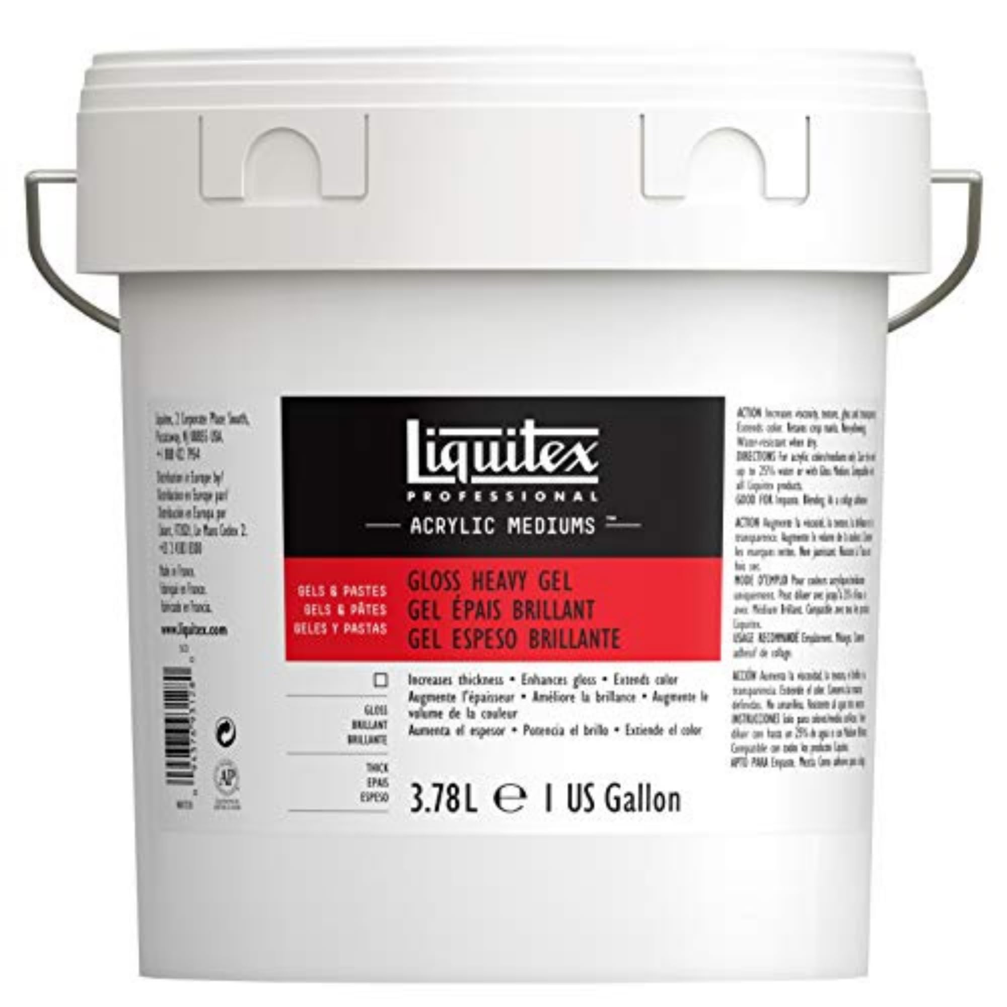 Liquitex Medium Gel Denso Luccicante 3.78 L - Gloss Heavy Gel