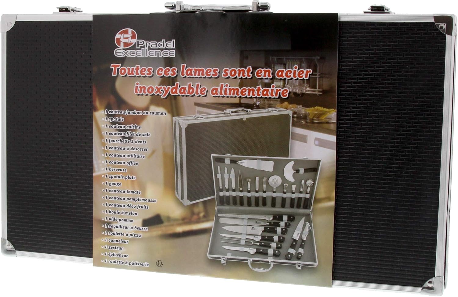 Pradel Excellence Valigia da Cuoco 22 Pezzi - immagine 6