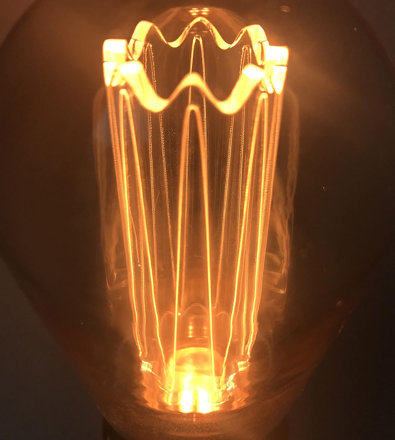 Greenandco 8x Lampadina LED Dimmerabile Vintage E27 A60 - immagine 4