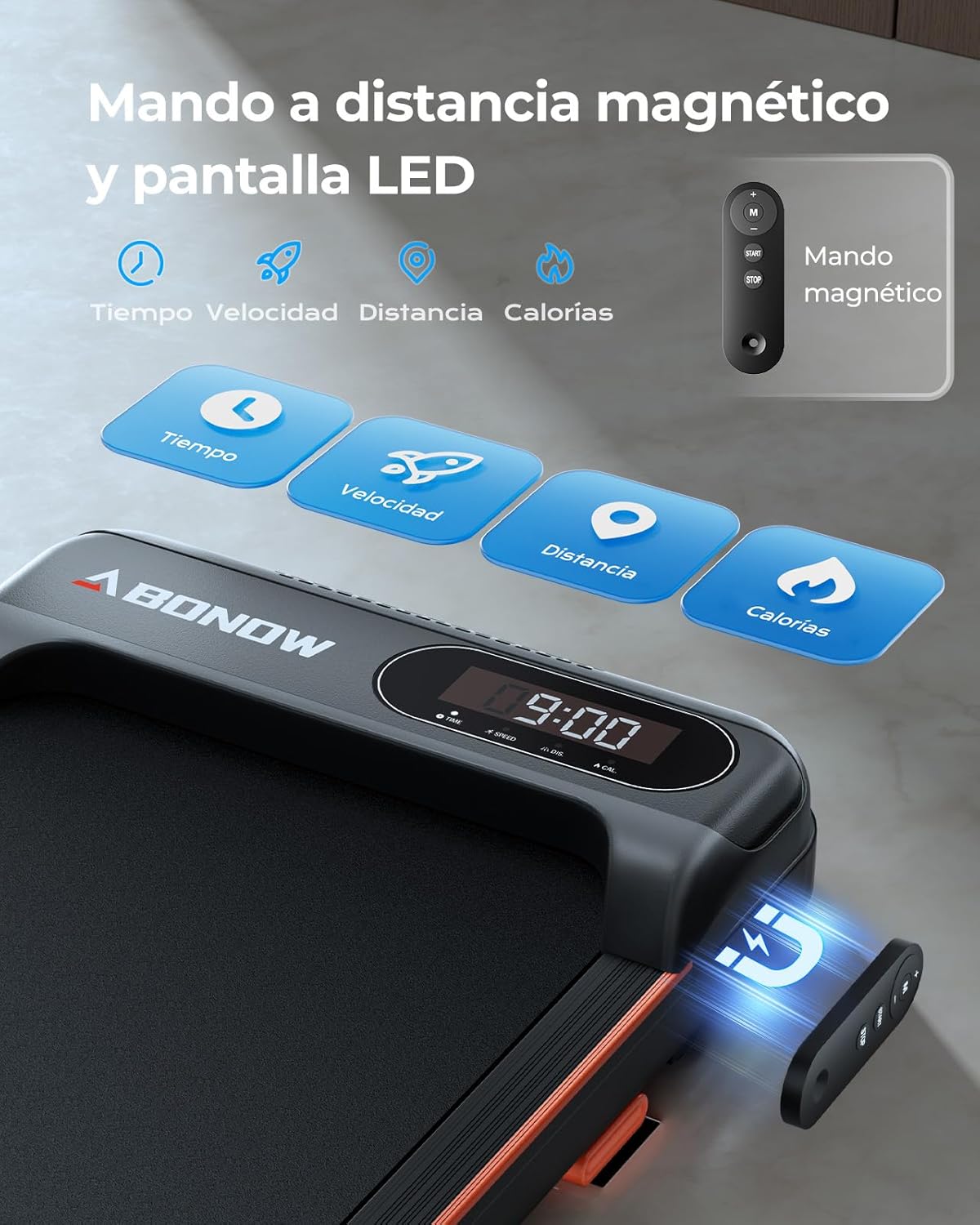 Walking Pad Tapis Roulant Domestico con Pendenza - immagine 5