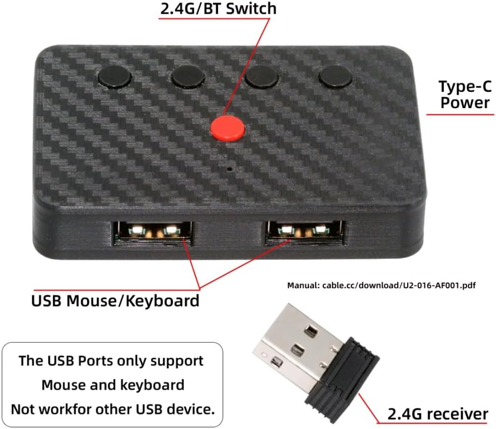 Chenyang Adattatore USB a Bluetooth 5.3 Doppia Porta - immagine 3