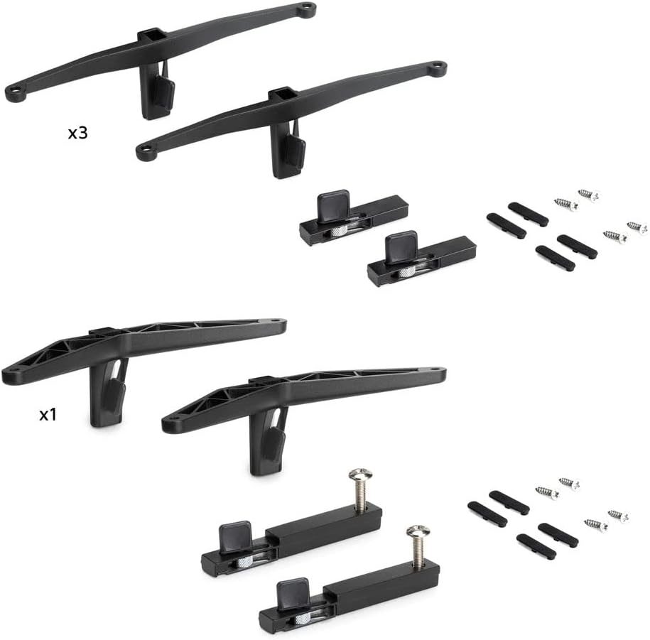 Emuca - Kit 3 Supporti per Mensole Legno e 1 per Moduli - immagine 1