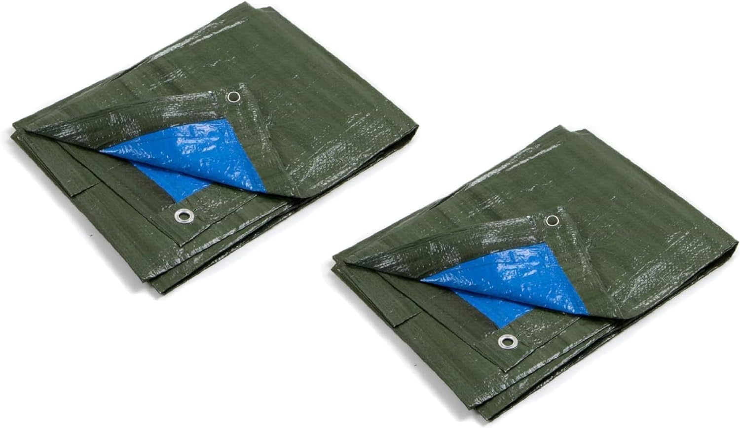 Kippen 6082K - 2 Teloni Occhiellati Bicolore 2x3 mt - immagine 1