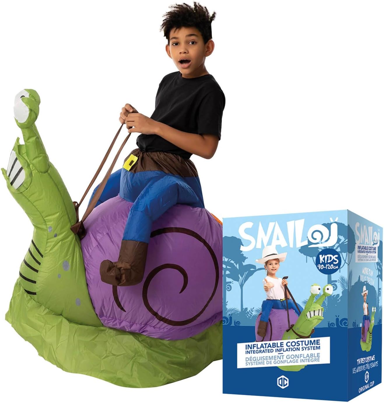AirSuit® Travestimento Gonfiabile Lumaca per Bambini - immagine 4
