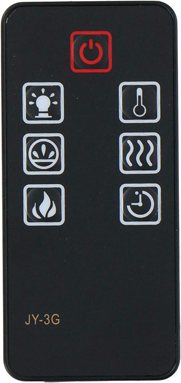 Classic Fire Memphis Camineo Elettrico 1800W, Nero - immagine 7