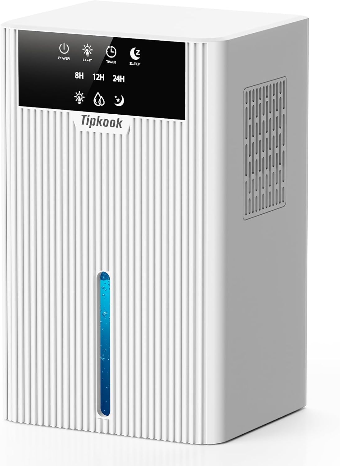 Deumidificatore Casa, Tipkook Deumidificatore 2400ML, Silenzioso Deumidificatori, Timer 8/12/24ore, Spegnimento automatico, 10 colori LED, Portatile Deumidificatori per Guardaroba, Bagno - immagine 1