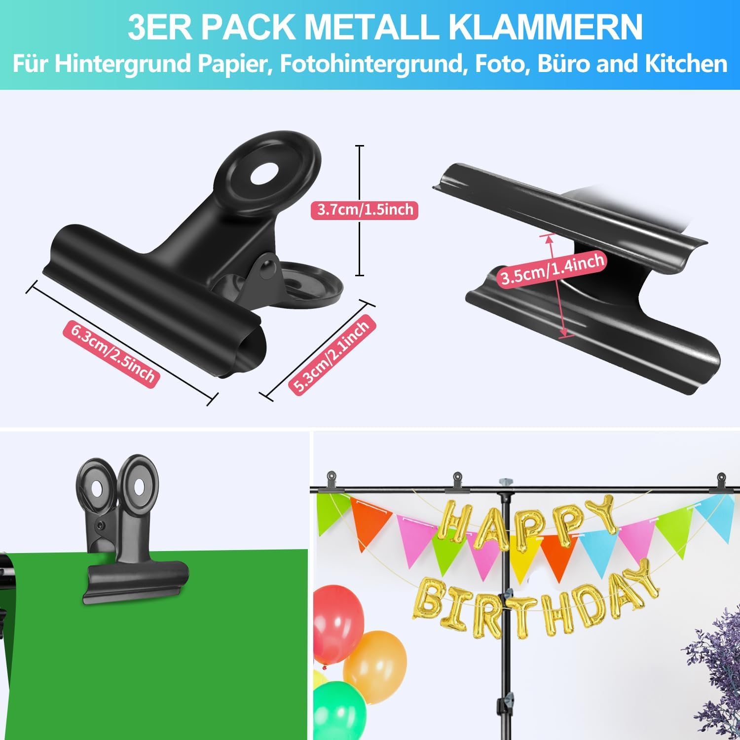 Jebutu Supporto per Sfondo Desktop 90x100cm - immagine 5