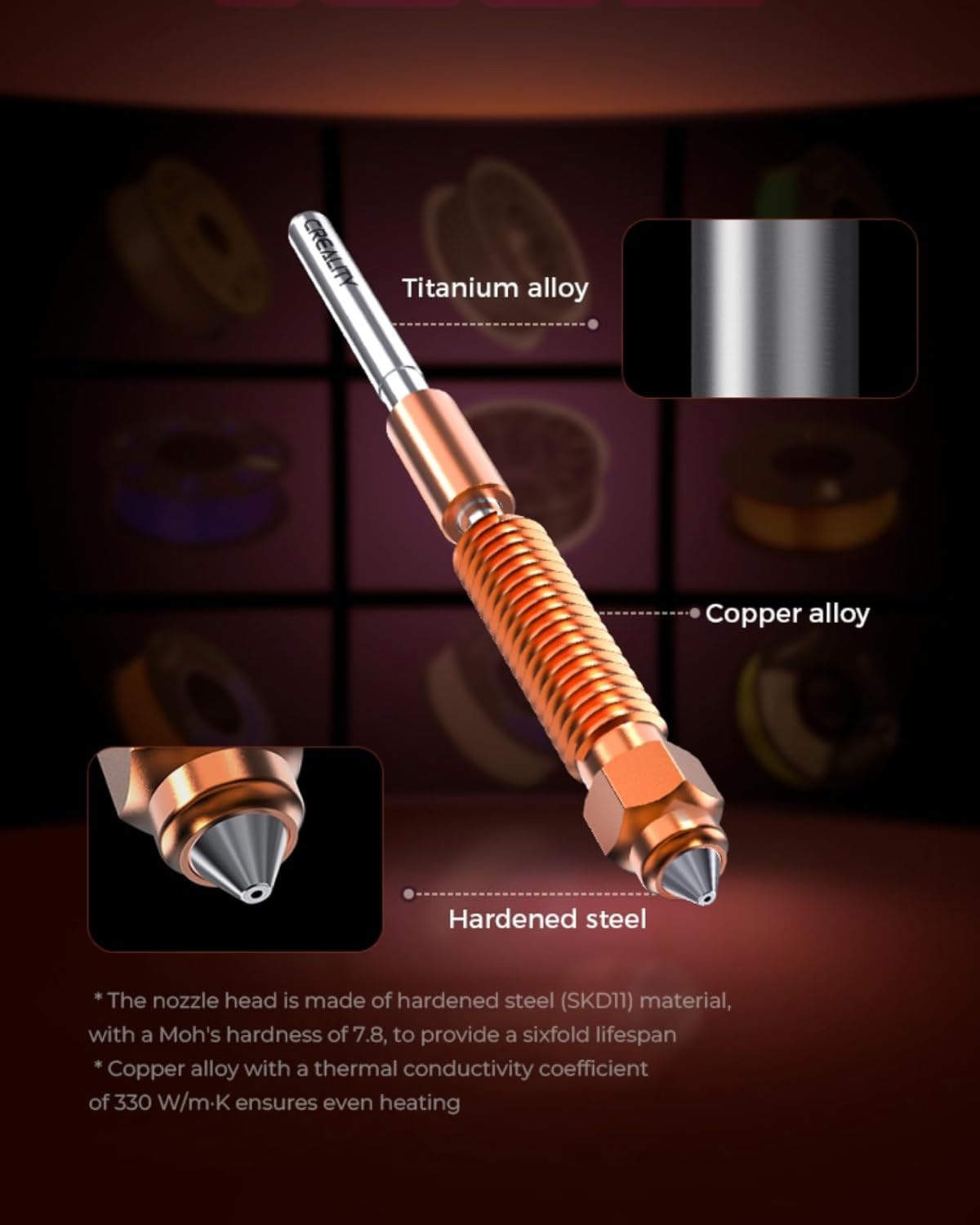 Creality Kit Blocchi Riscaldanti Ceramica Serie K1 - immagine 6