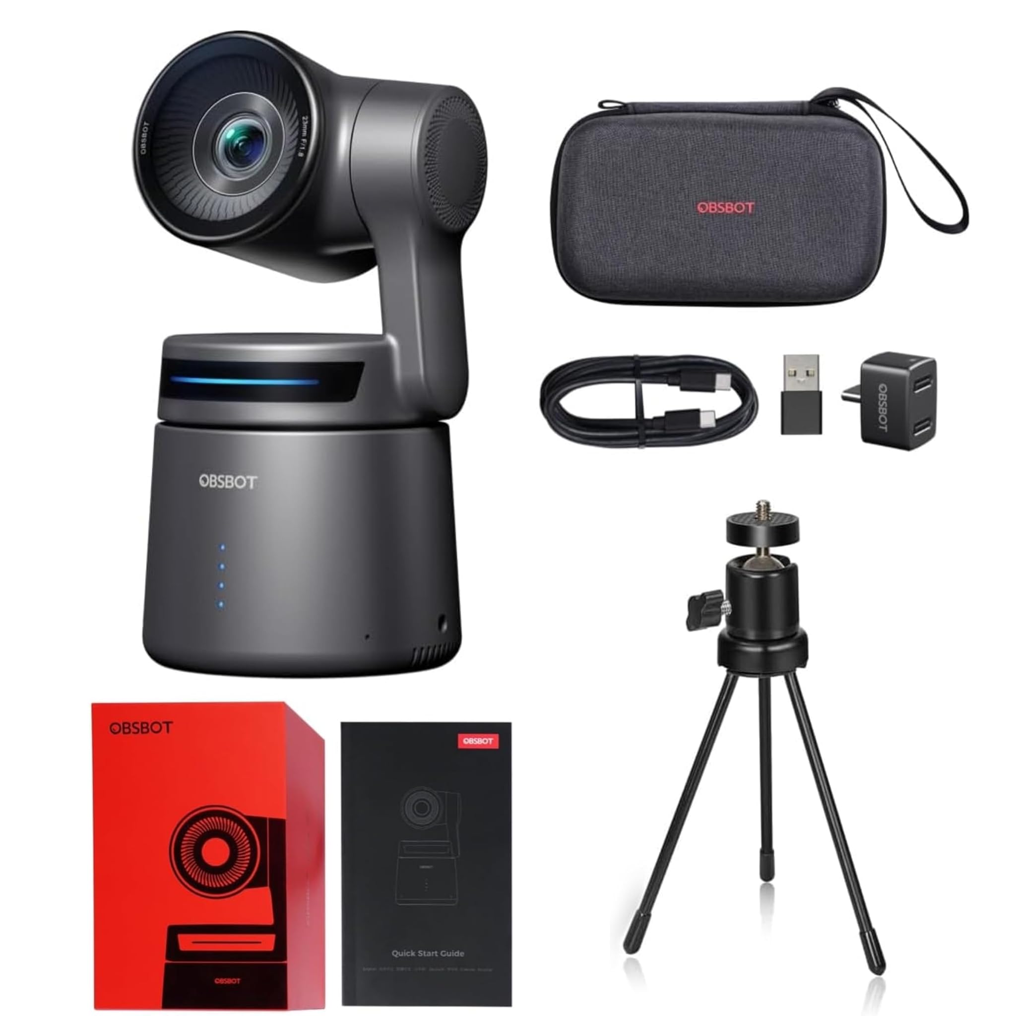 Obsbot Tail Air - Webcam Streaming 4K con Treppiedi